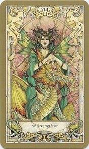 The Mystic Faerie Tarot- Strength