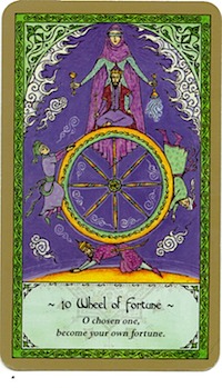 Rumi Tarot wheel of Fortune